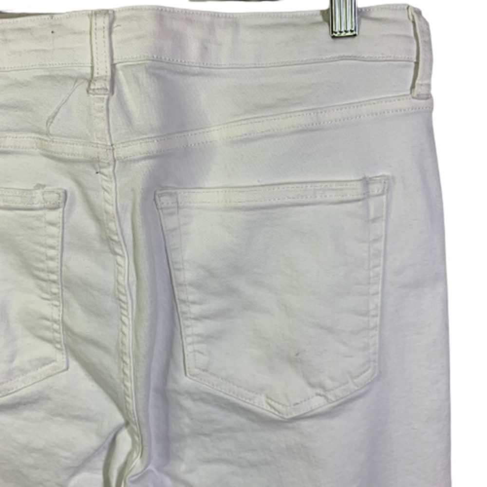 TOPSHOP White Jamie Moto High Waist Ankle Grazer Jeans - NWT - Picture 6 of 11